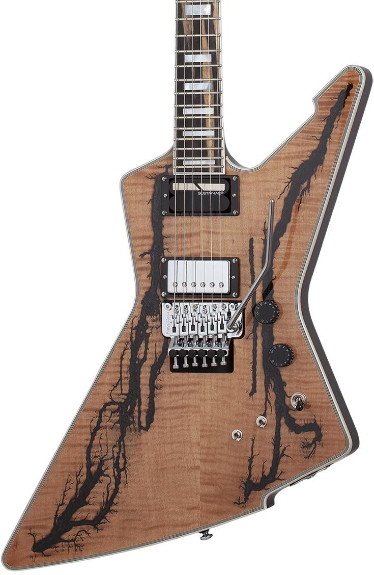 Schecter E-1 FR-S Electro-Resin Electric Guitar in Gloss Natural Schecter E-1 FR-S Electro-Resin Electric Guitar in Gloss Natural