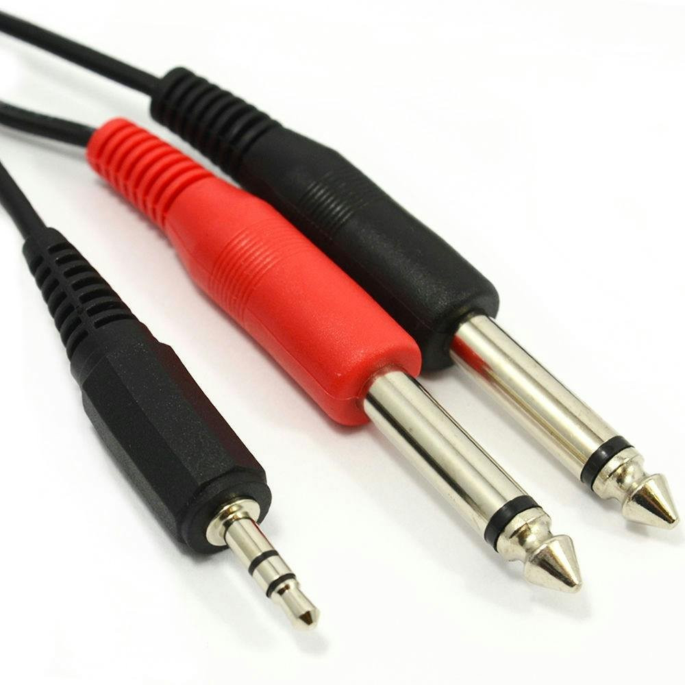 Andertons Pro Sound 3.5mm Stereo Jack to 2 x 6.3mm Mono Jacks 5m Andertons Pro Sound 3.5mm Stereo Jack to 2 x 6.3mm Mono Jacks 5m