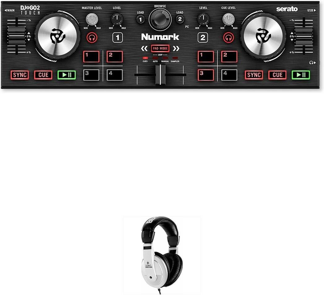 Numark DJ GO 2 Touch DJ Bundle With Headphones Numark DJ GO 2 Touch DJ Bundle With Headphones