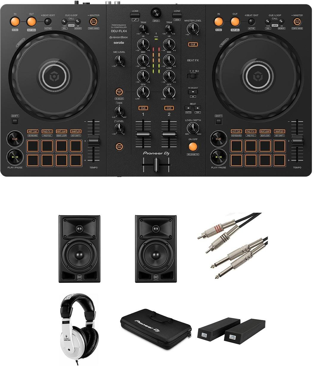 Pioneer DDJ-FLX4 2-Channel DJ Controller for Rekordbox & Serato DJ