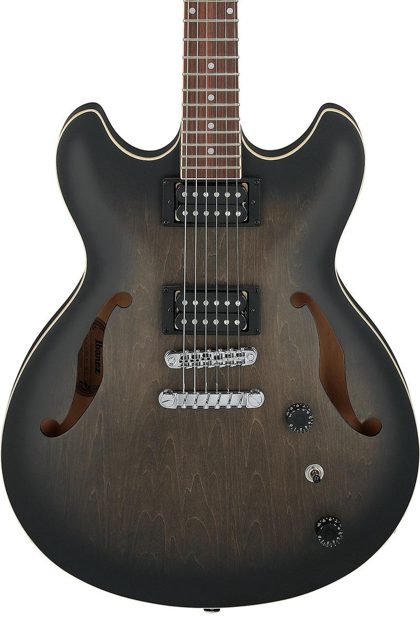 Ibanez AS53 Semi-Hollow Electric Guitar in Tobacco Flat