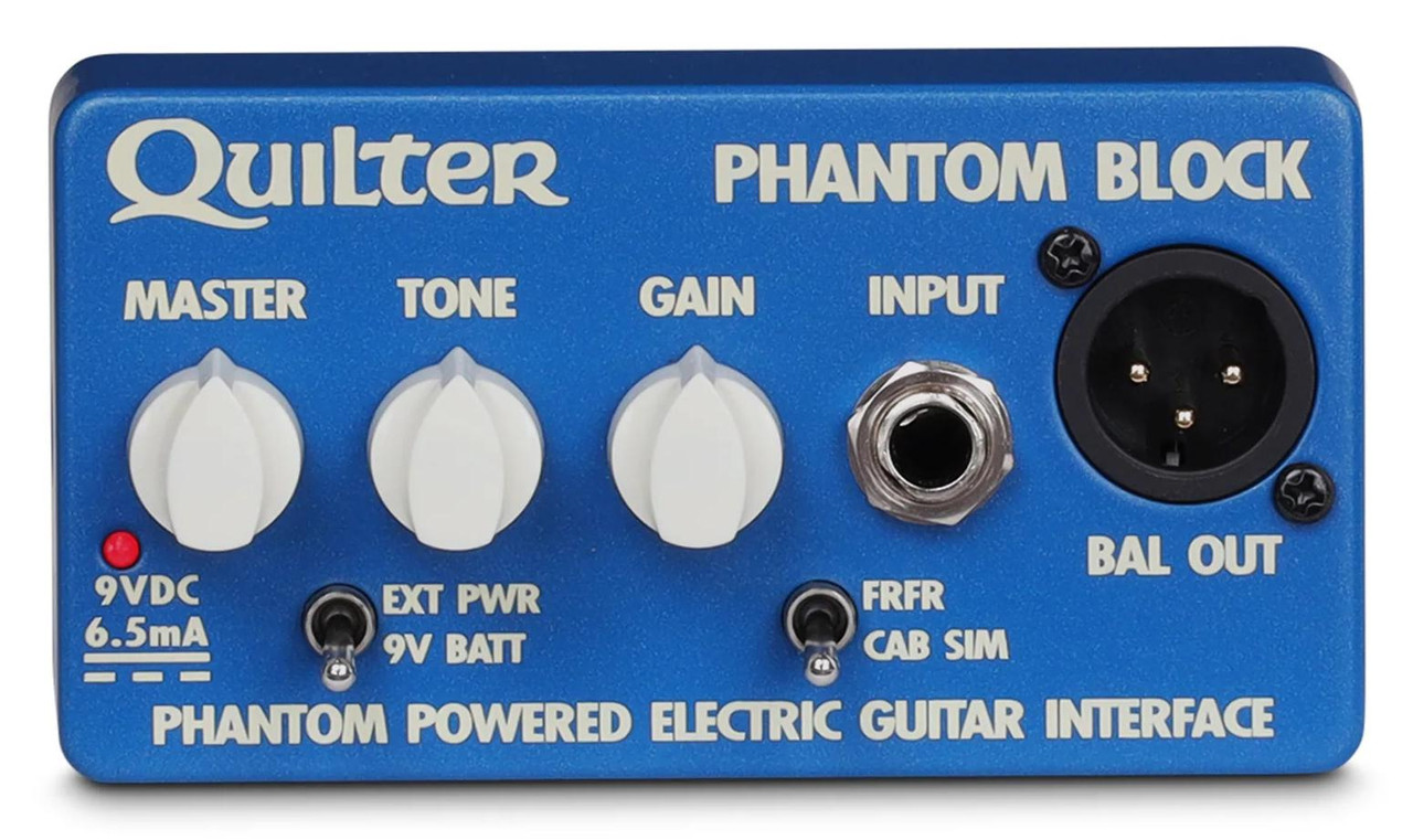 Quilter Labs Phantom Block Phantom or 9V Powered Guitar-to-PA Interface