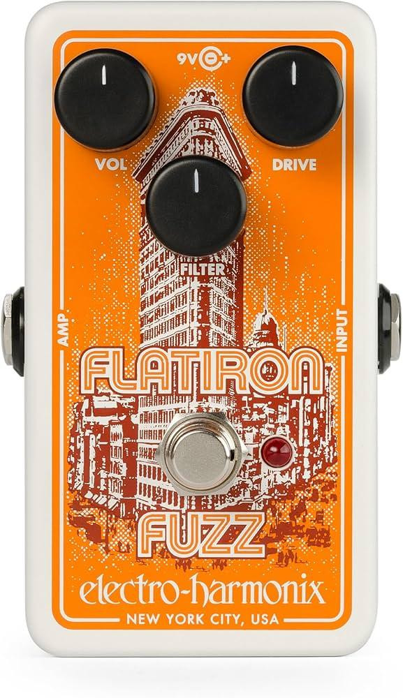 Electro Harmonix Flatiron Fuzz & Distortion Pedal Electro Harmonix Flatiron Fuzz & Distortion Pedal