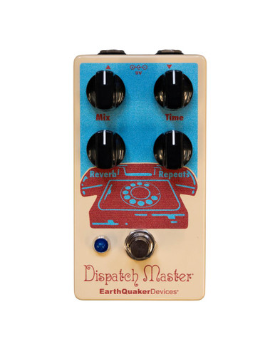 ギター Earth Quaker Devices Dispatch Master EarthQuaker Devices Dispatch Master V3 Reverb & Delay Pedal Custom