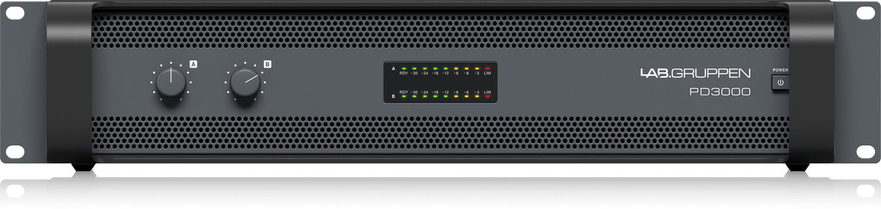 Lab Gruppen PD3000 3kW Two-Channel Amplifier with Precise Power Management Lab Gruppen PD3000 3kW Two-Channel Amplifier with Precise Power Management