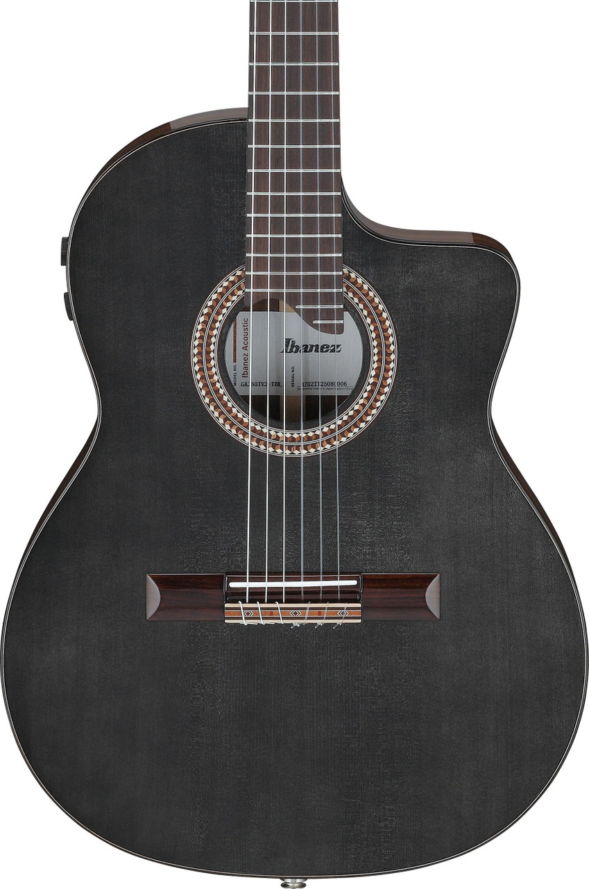 Ibanez GA360TCE-TBK GA Series Classical Electro Acoustic in Transparent Black Ibanez GA360TCE-TBK GA Series Classical Electro Acoustic in Transparent Black