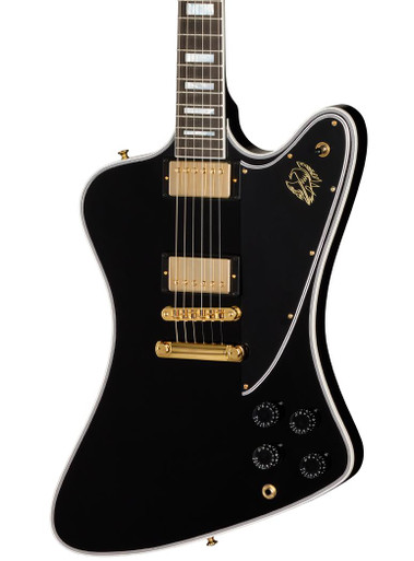 Gibson Custom Firebird Custom with Bound Head Veneer in Ebony Gibson Custom Firebird Custom with Bound Head Veneer in Ebony