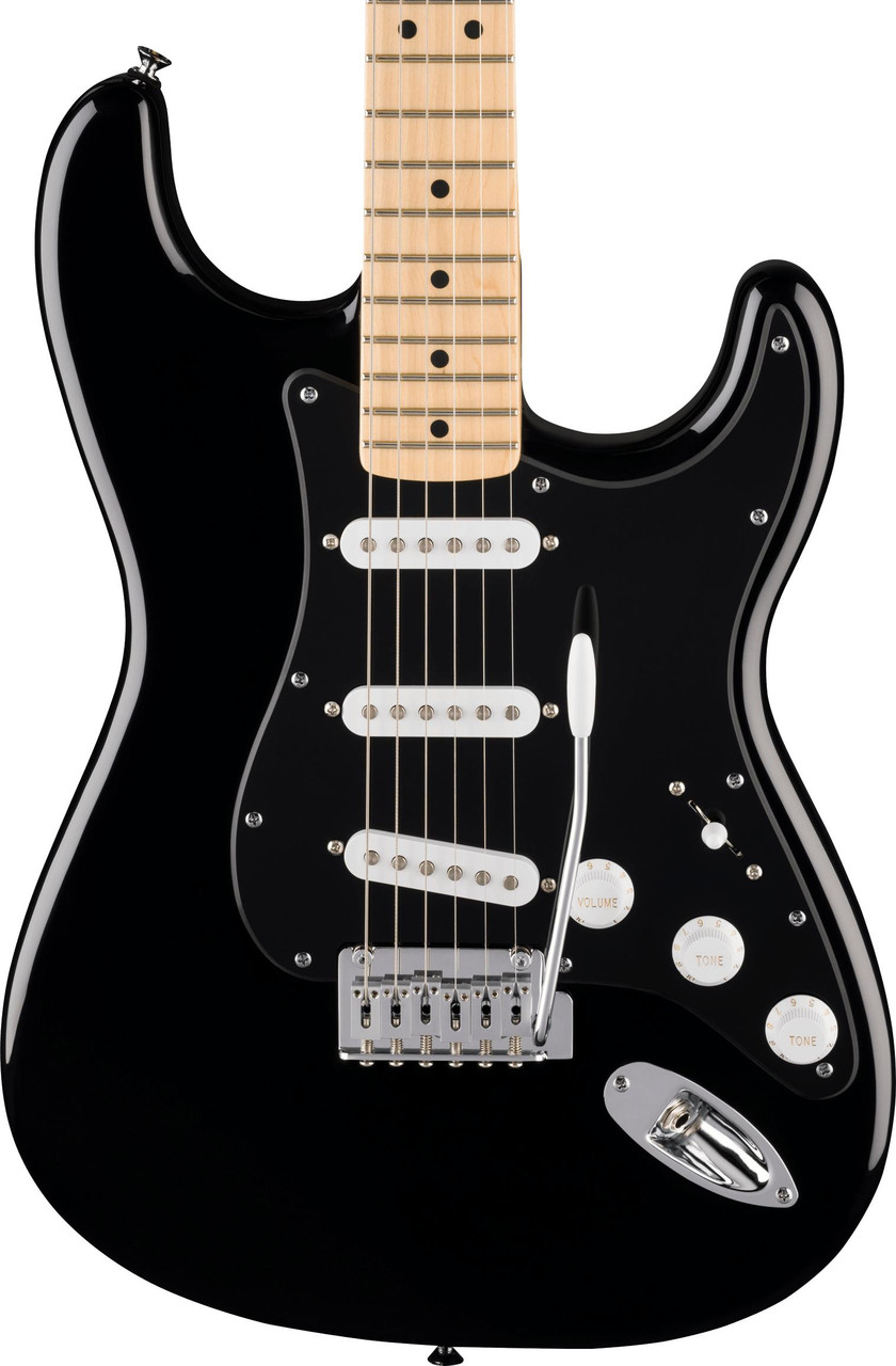 Fender Limited Edition Standard Stratocaster Electric Guitar in Black Fender Limited Edition Standard Stratocaster Electric Guitar in Black
