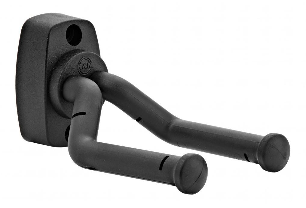 K&M 16280 Self-Locking Screw-Mount Guitar Wall Mount in Black K&M 16280 Self-Locking Screw-Mount Guitar Wall Mount in Black