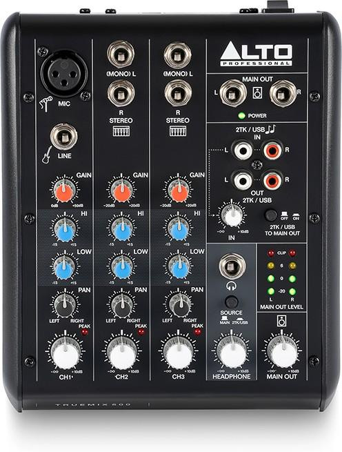 Alto TRUEMIX 500 5ch Analog Mixer USB Podcast Recording Alto TRUEMIX 500 5ch Analog Mixer USB Podcast Recording