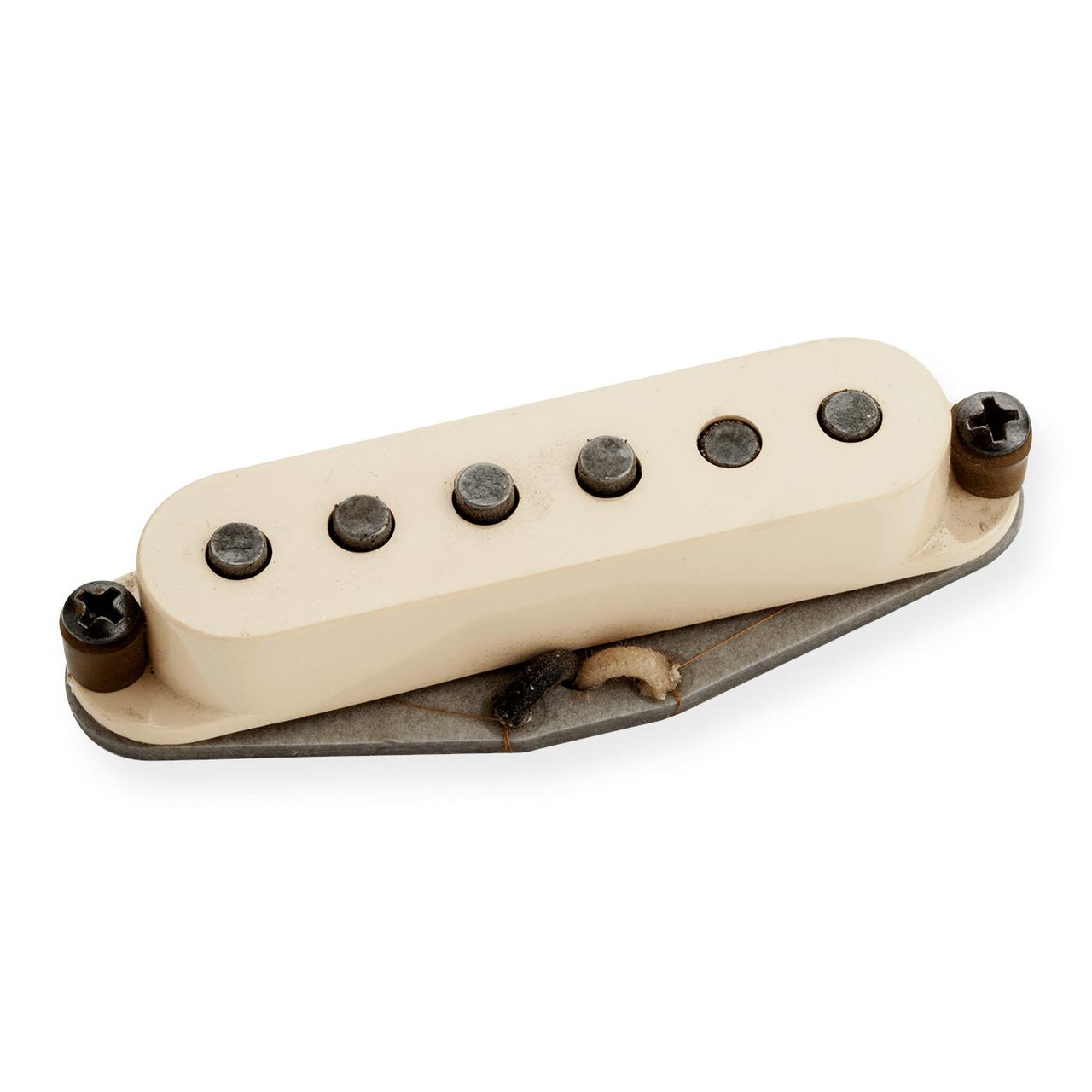 Seymour Duncan Custom Shop Antiquity II Surfer Strat Middle Single-Coil Pickup in Aged White Seymour Duncan Custom Shop Antiquity II Surfer Strat Middle Single-Coil Pickup in Aged White