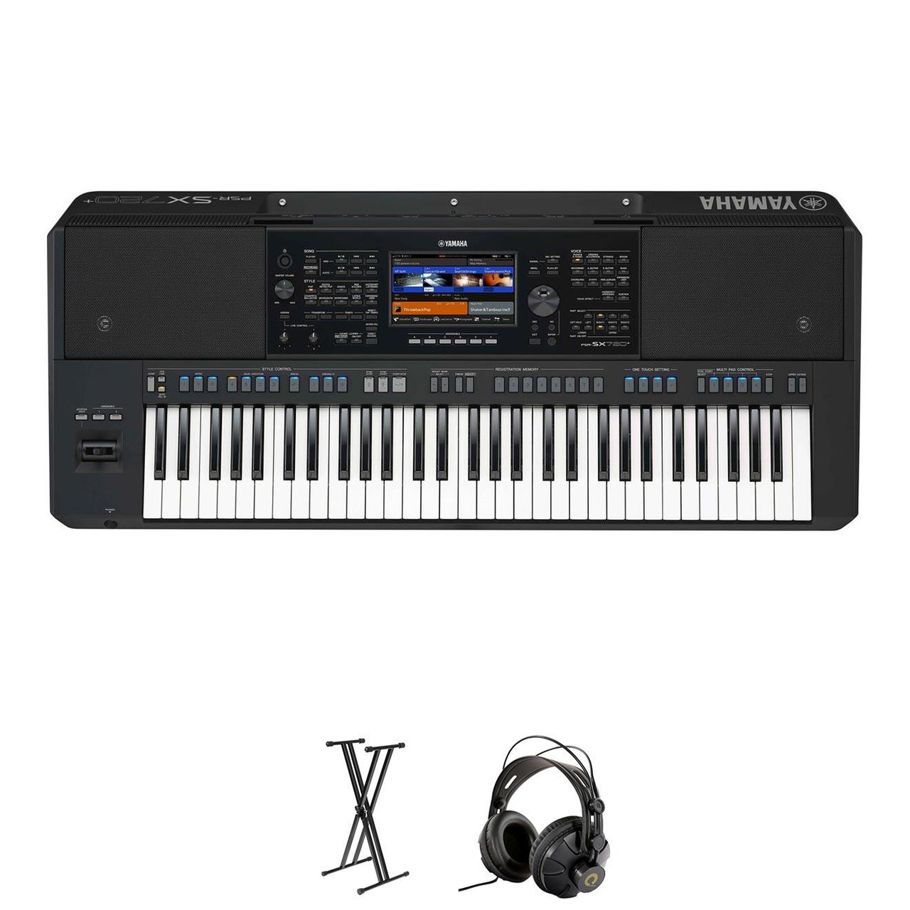 Yamaha PSR-SX720PLUS With Stand And Headphones Bundle Yamaha PSR-SX720PLUS With Stand And Headphones Bundle