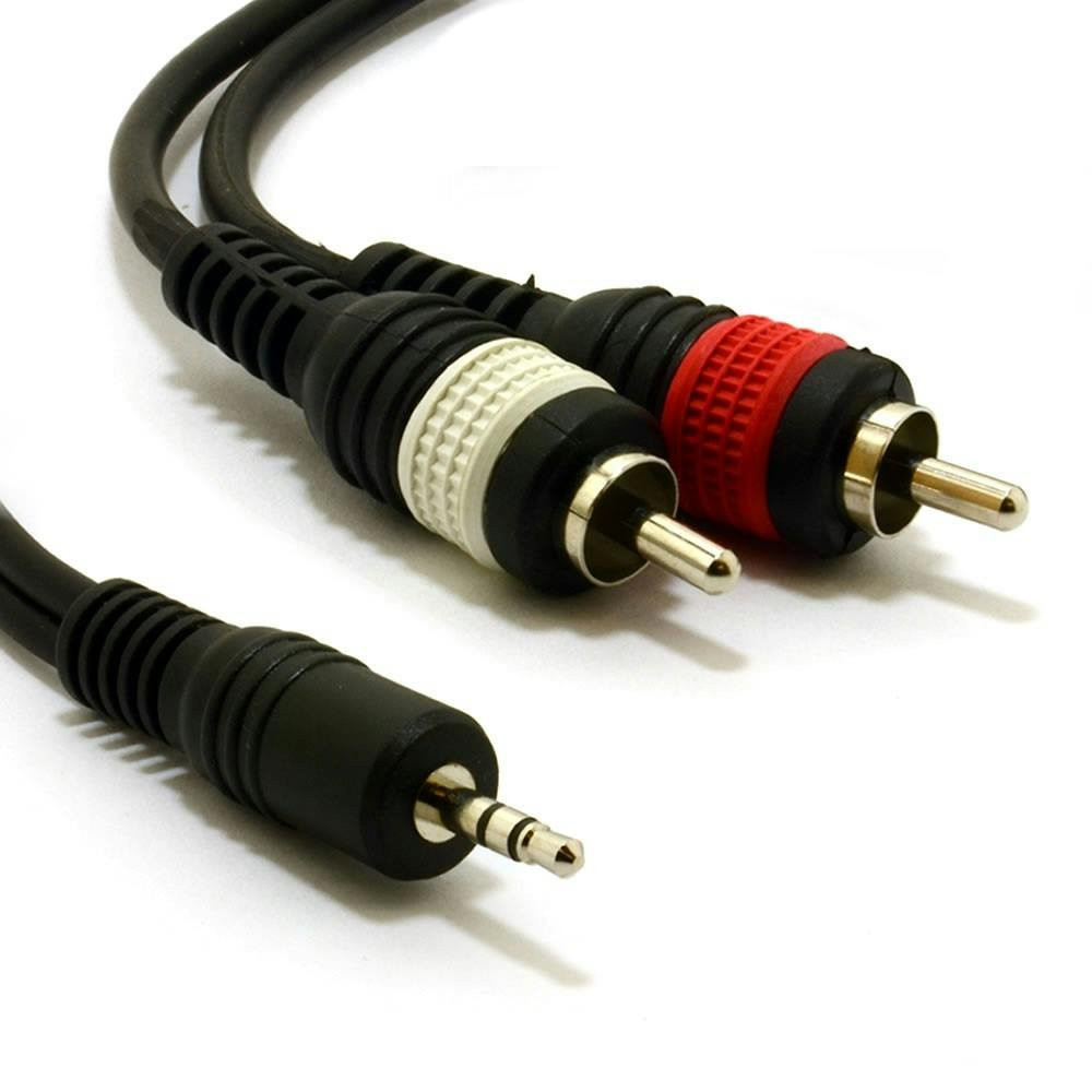 Andertons Pro Sound 3.5mm Stereo Jack to 2x Phono 1m Andertons Pro Sound 3.5mm Stereo Jack to 2x Phono 1m