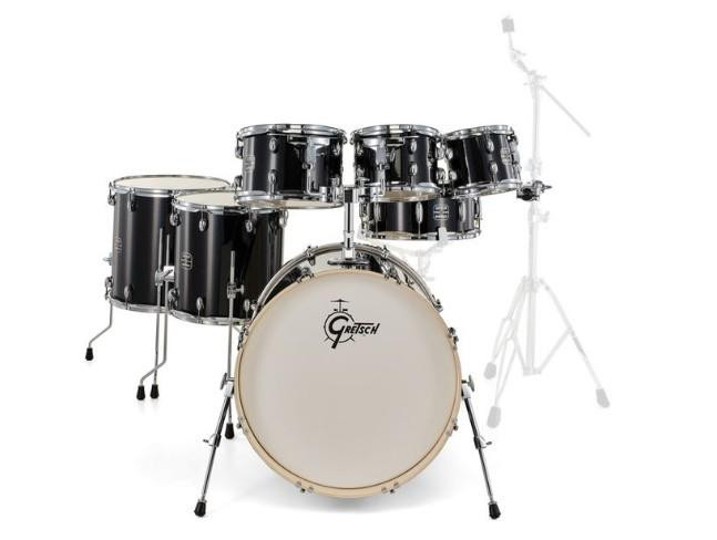 Gretsch Energy 22" Acoustic Shell Pack in Black Sparkle Gretsch Energy 22" Acoustic Shell Pack in Black Sparkle