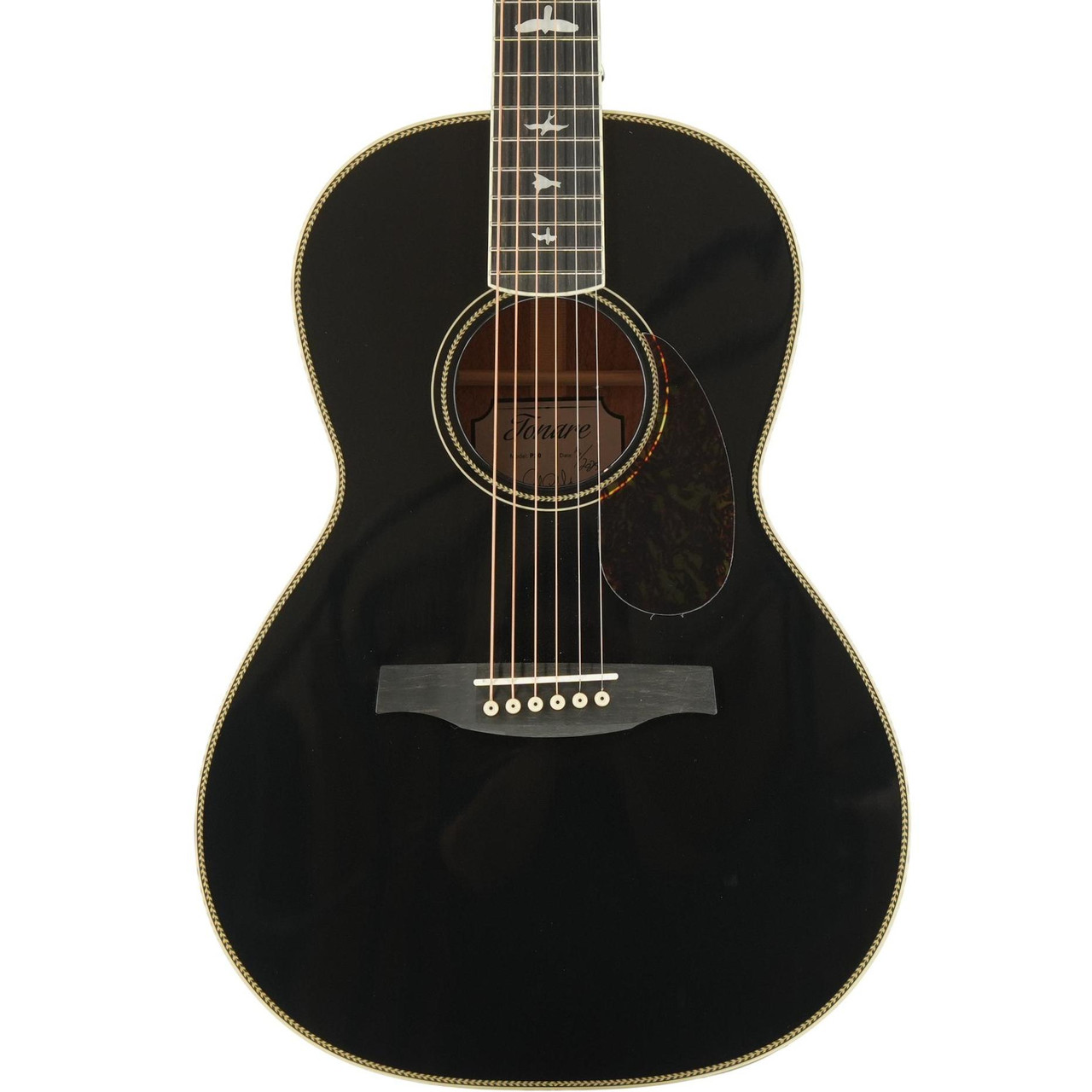 PRS SE P20E Tonare Parlour Electro Acoustic Guitar in Gloss Black