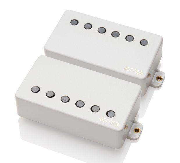 EMG Richie Faulkner Custom 57/66 Falcons RF Pickup Set with Long Shaft in White EMG Richie Faulkner Custom 57/66 Falcons RF Pickup Set with Long Shaft in White