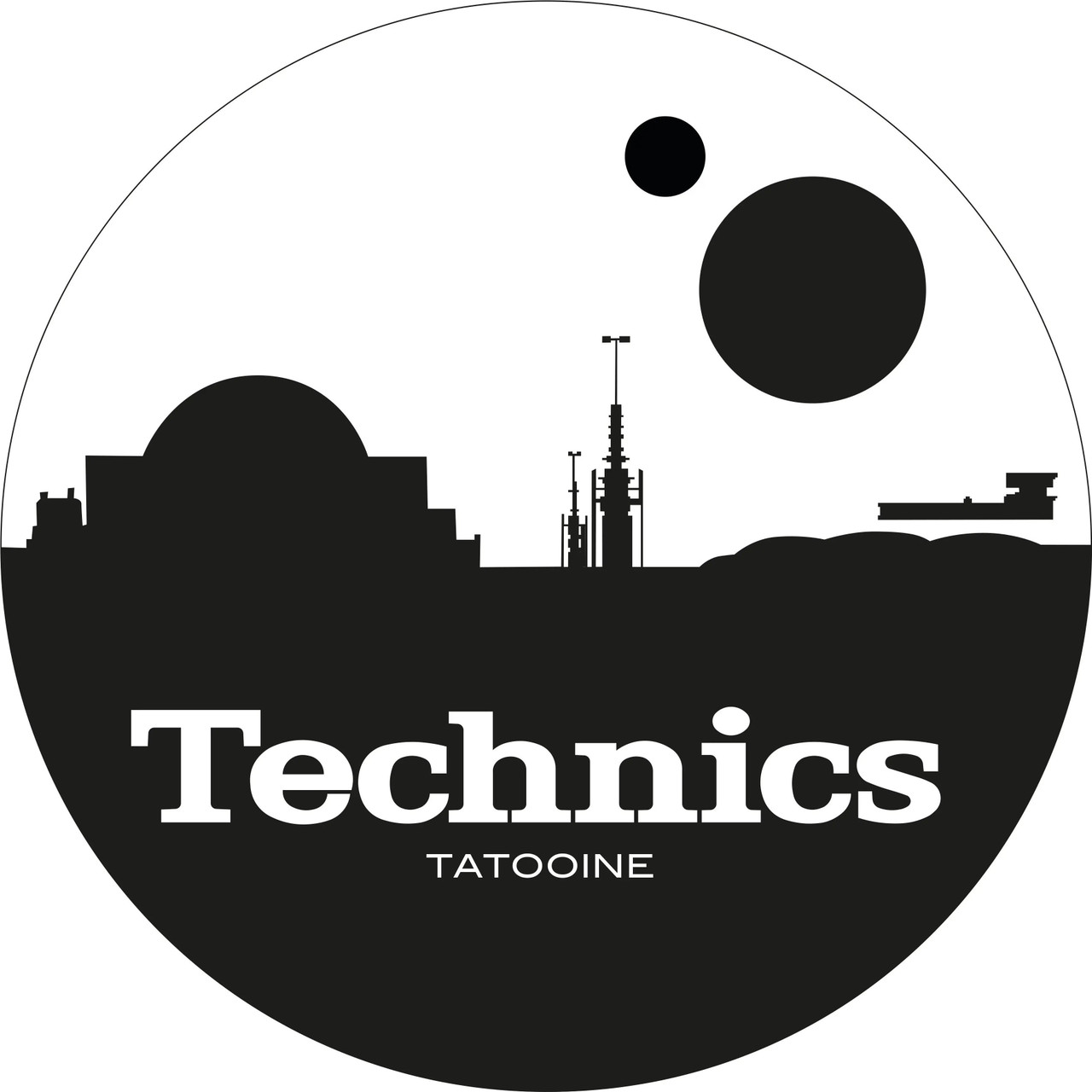 Technics Slipmat With Tatooine Graphic Technics Slipmat With Tatooine Graphic