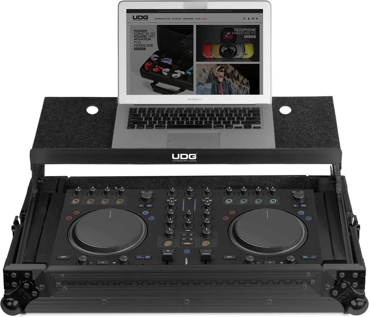 UDG FlightCase Multi Format XL + Laptop in Black