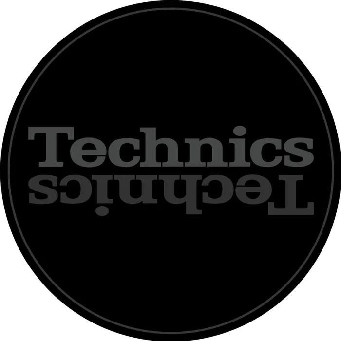 Technics Slipmat Duplex 7: Grey Mirror On Black Technics Slipmat Duplex 7: Grey Mirror On Black