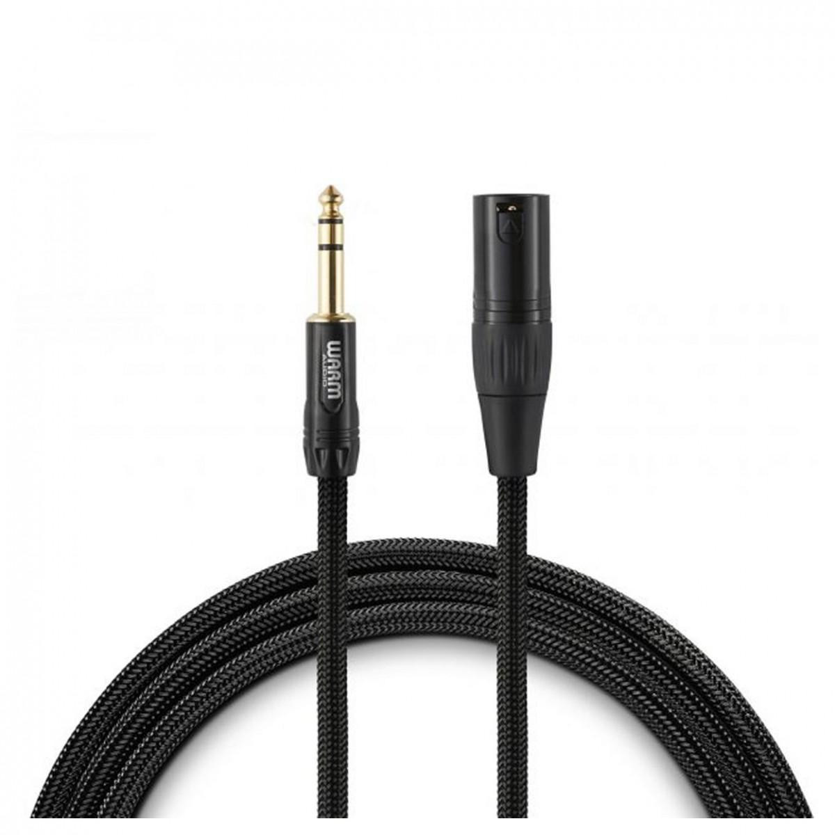 Warm Audio Premier Series Studio and Live XLR Male to TRS Male - 6 feet, 1.8 metres