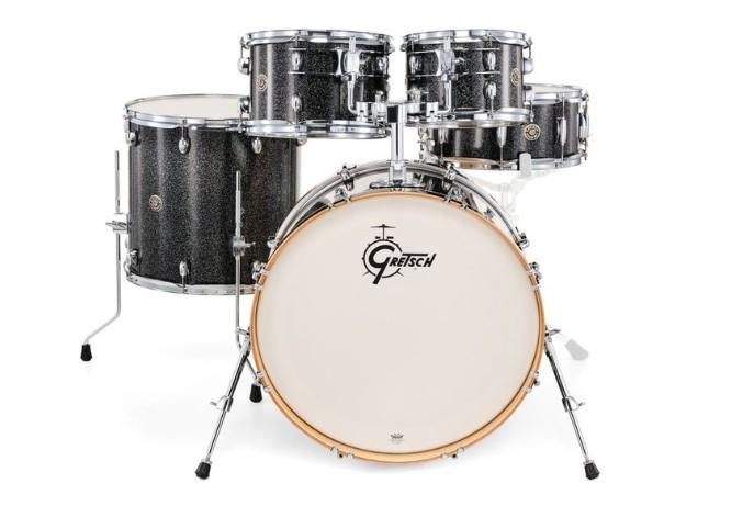 Gretsch Catalina Maple Acoustic Drum Kit in Black Stardust Gretsch Catalina Maple Acoustic Drum Kit in Black Stardust