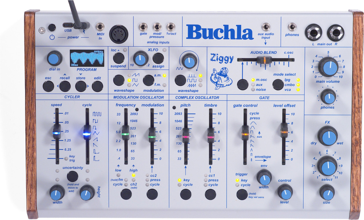 Buchla Ziggy Desktop Analogue Synthesizer Buchla Ziggy Desktop Analogue Synthesizer