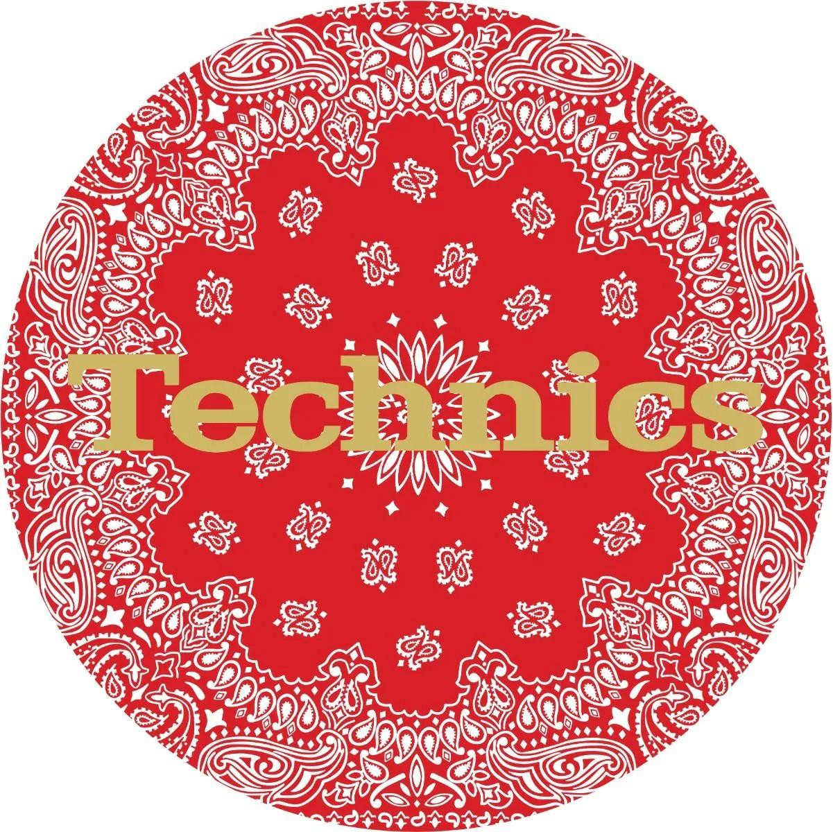 Technics Slipmat Bandana 3: Red Technics Slipmat Bandana 3: Red