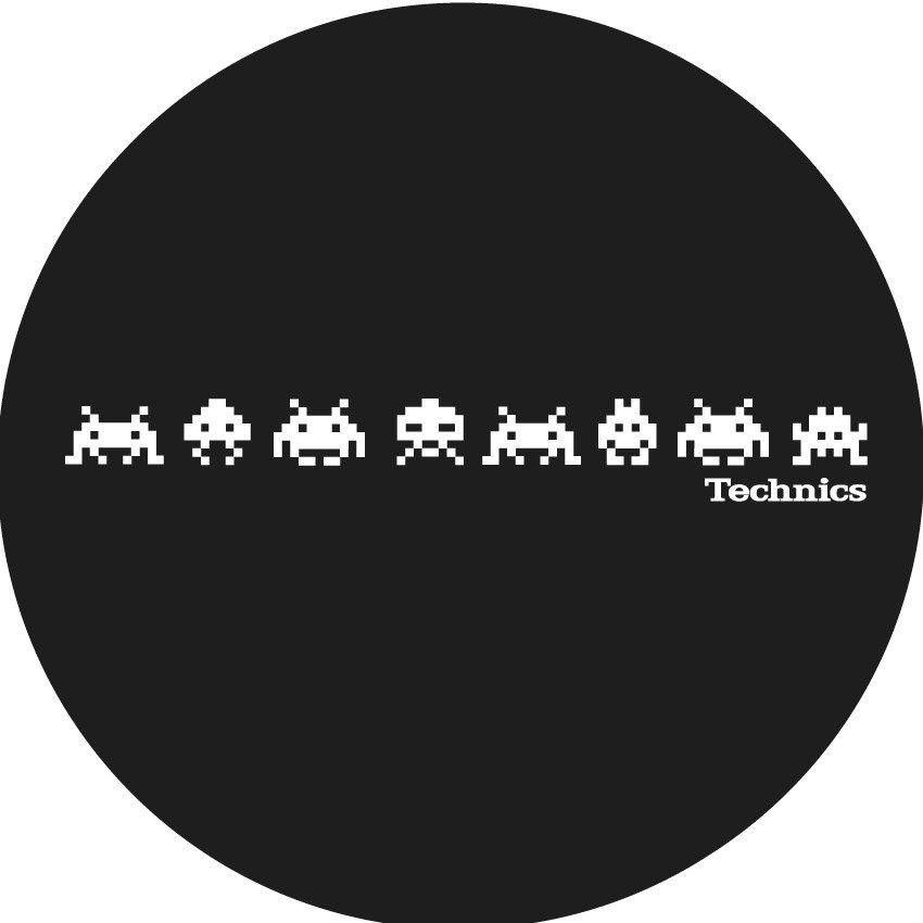 Technics Slipmat Space Invaders