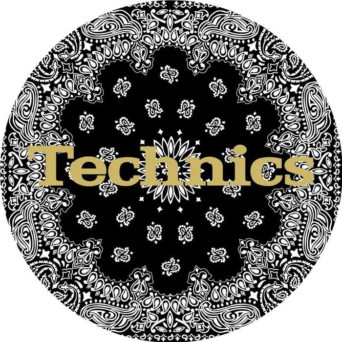 Technics Slipmat Bandana 1: Black Technics Slipmat Bandana 1: Black