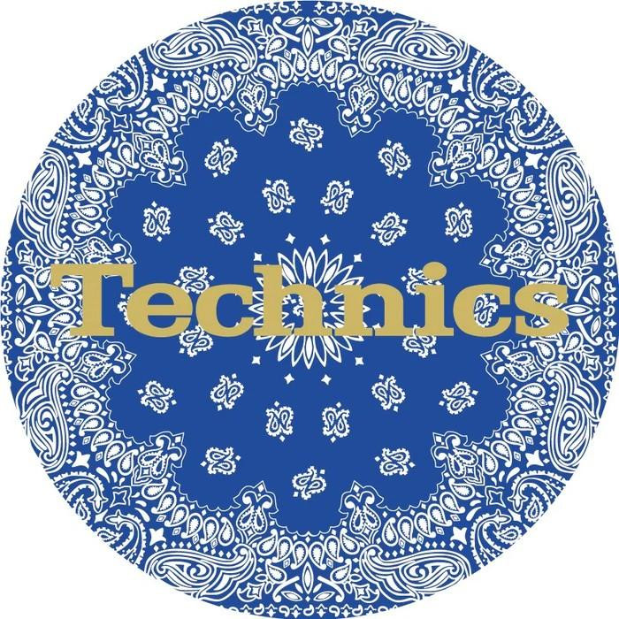 Technics Slipmat Bandana 2: Blue Technics Slipmat Bandana 2: Blue
