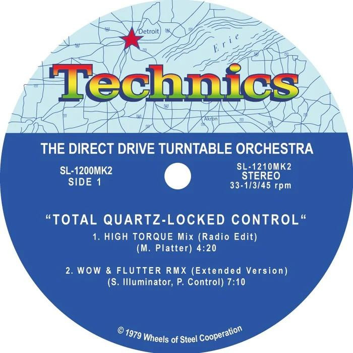 Technics Slipmat Motown