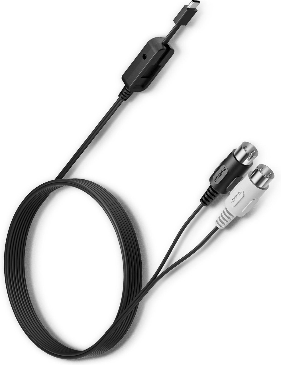 CME C2MIDI Pro Dual-purpose 1-in-1-out USB-C-to-MIDI Cable With Filter, mapper & router CME C2MIDI Pro Dual-purpose 1-in-1-out USB-C-to-MIDI Cable With Filter, mapper & router