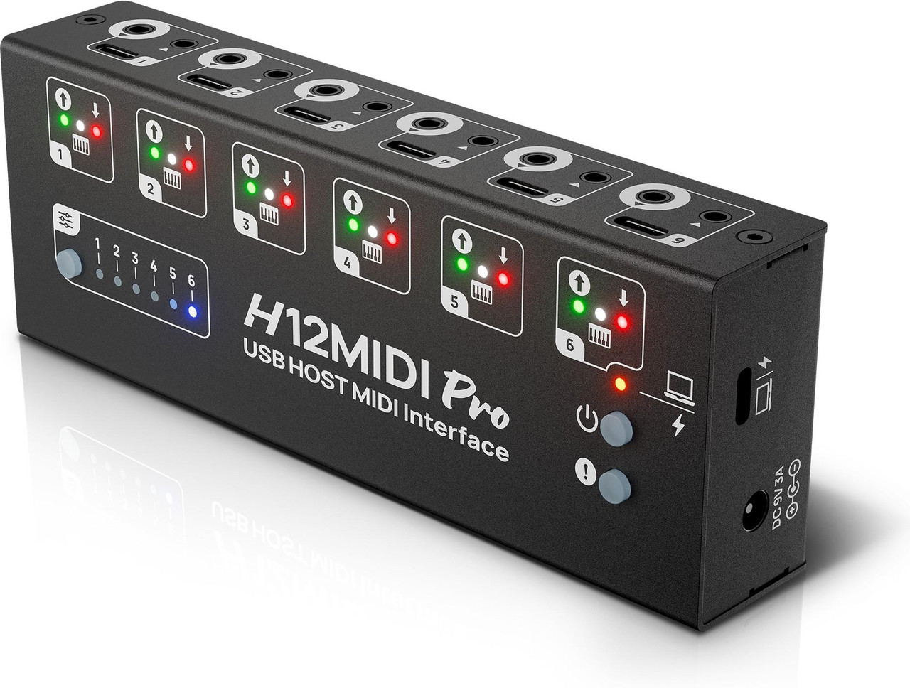 CME H12MIDI Pro USB Host/client & 6-in-6-out TRS MIDI With Optional WIDI & Filter, mapper & router CME H12MIDI Pro USB Host/client & 6-in-6-out TRS MIDI With Optional WIDI & Filter, mapper & router