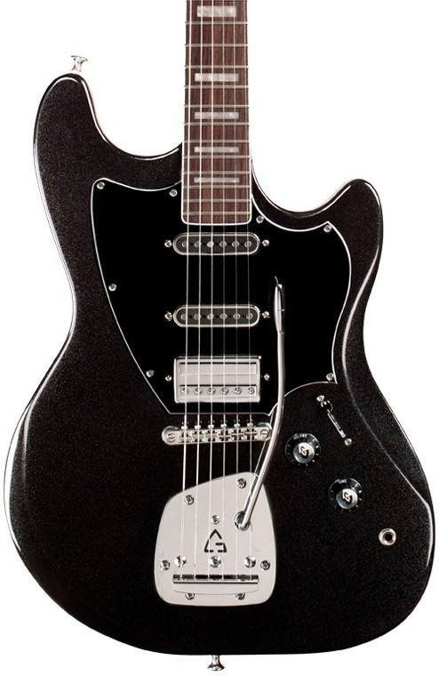 Guild Surfliner Deluxe Electric Guitar In Black Metallic Guild Surfliner Deluxe Electric Guitar In Black Metallic