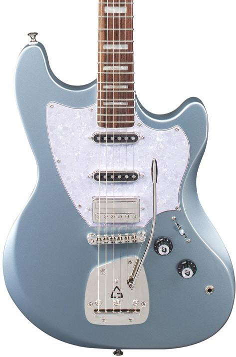 Guild Surfliner Deluxe Electric Guitar In Glacier Blue Metallic Guild Surfliner Deluxe Electric Guitar In Glacier Blue Metallic