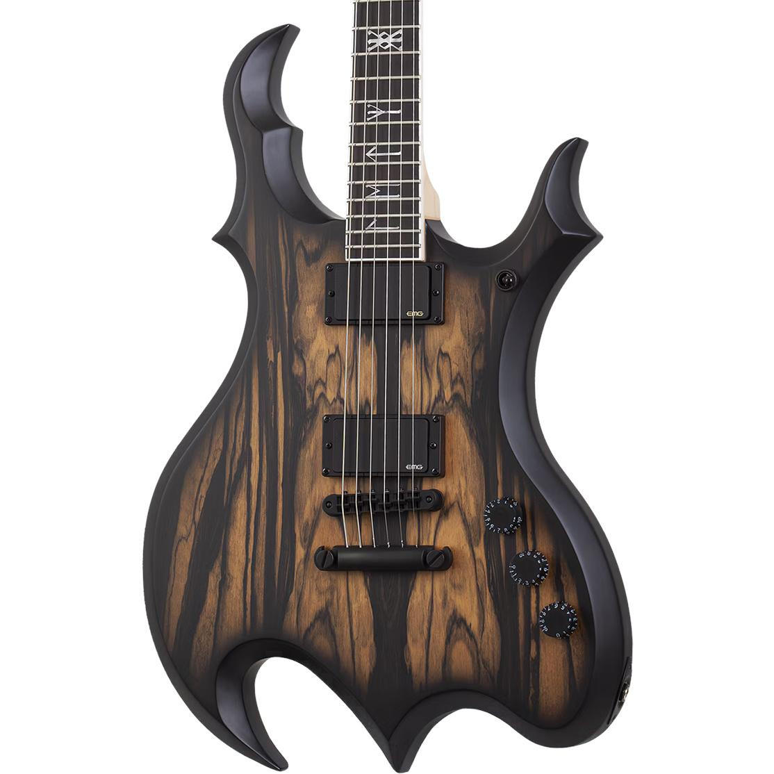 Wylde Audio Wrathmaker Electric Guitar in Pale Moon Ebony with Black Burst Wylde Audio Wrathmaker Electric Guitar in Pale Moon Ebony with Black Burst