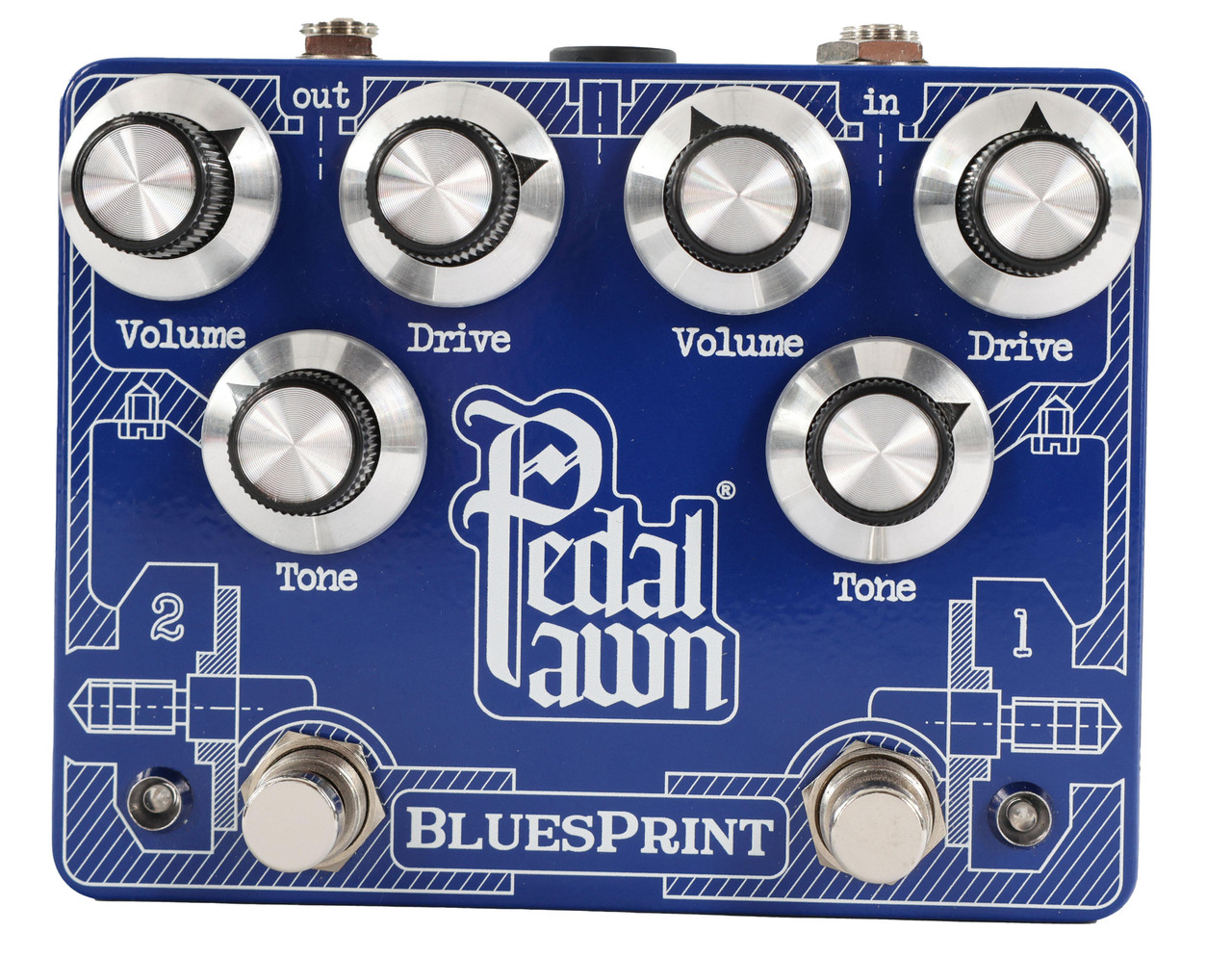 Pedal Pawn Texan Twang Boost/Overdrive Pedal - Andertons Music Co.