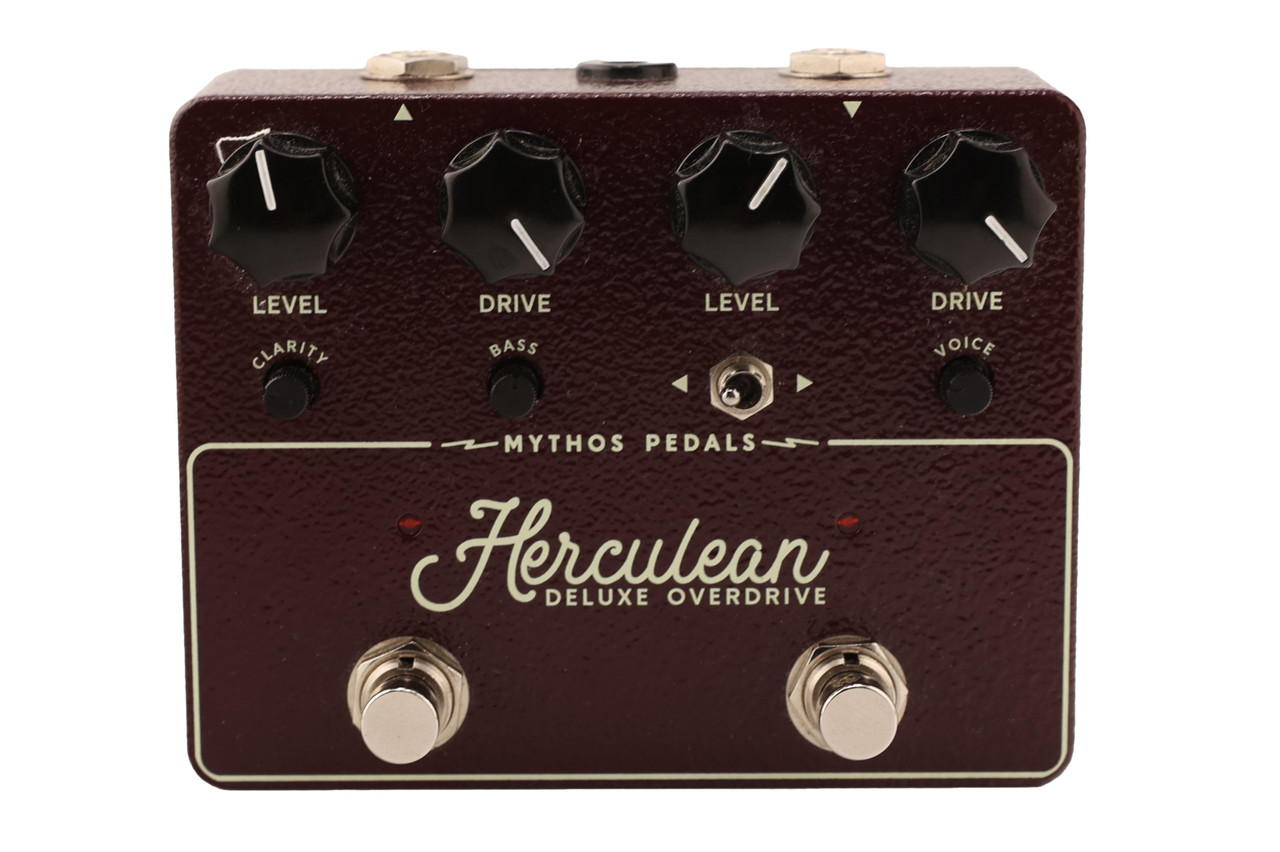 Second Hand Mythos Herculean Deluxe Dual Overdrive Pedal #959 Second Hand Mythos Herculean Deluxe Dual Overdrive Pedal #959