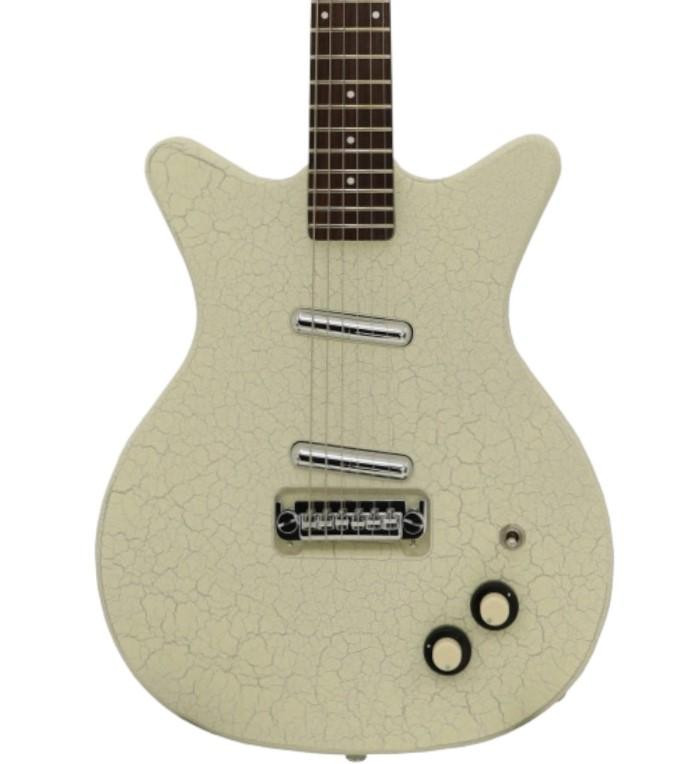 Danelectro 59M NOS+ in Crackle in White