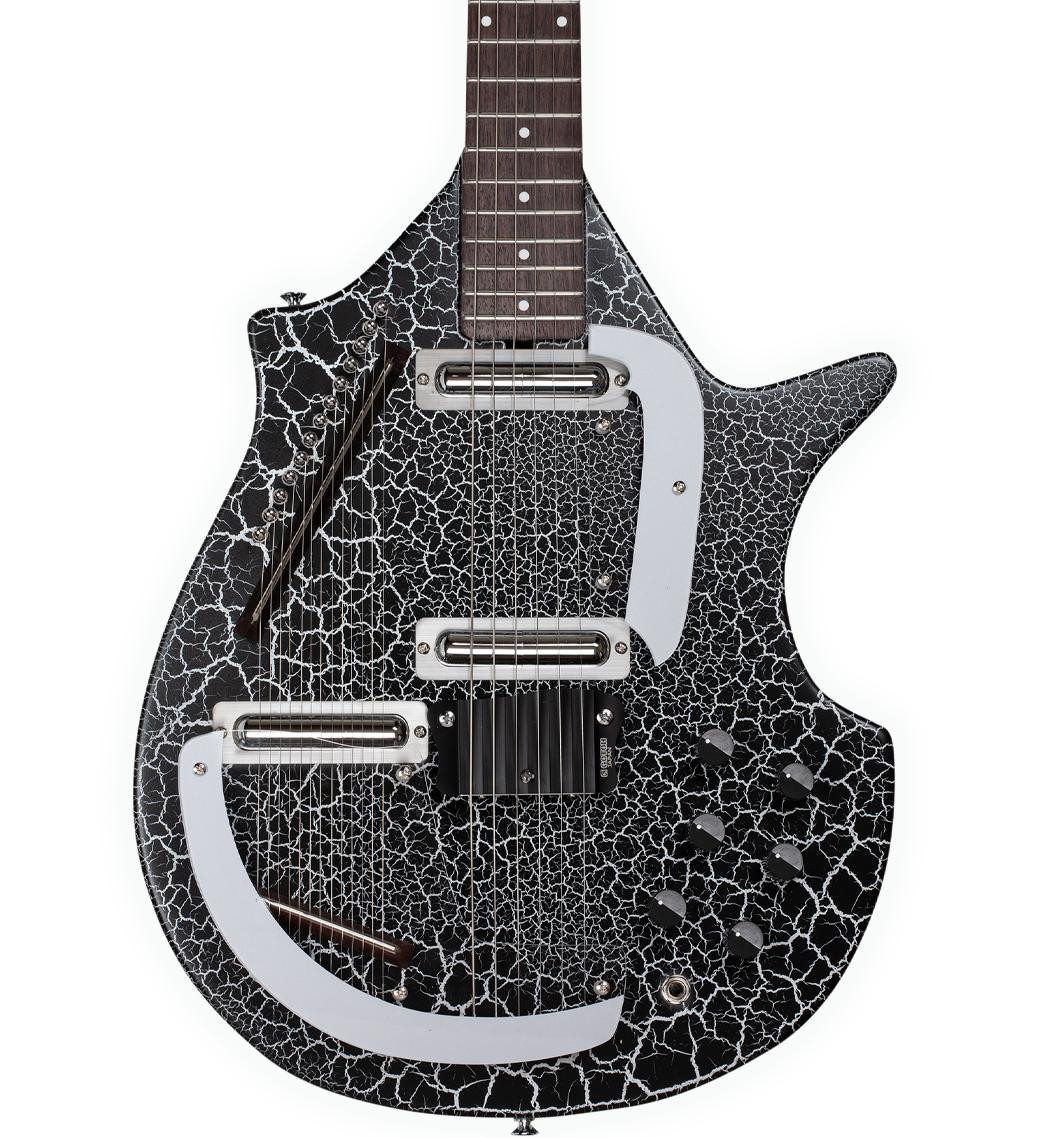 Danelectro Big Sitar in Black Crackle