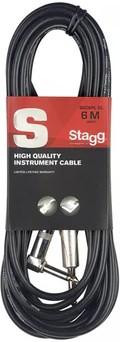 Stagg Pro Sound 3M Pro Straight To Right Angle Jack Cable - Neutrik Rean