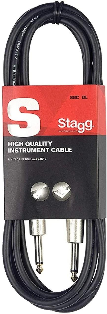 Stagg Pro Sound 6M Straight To Right Angle Jack Cable - Neutrik Rean