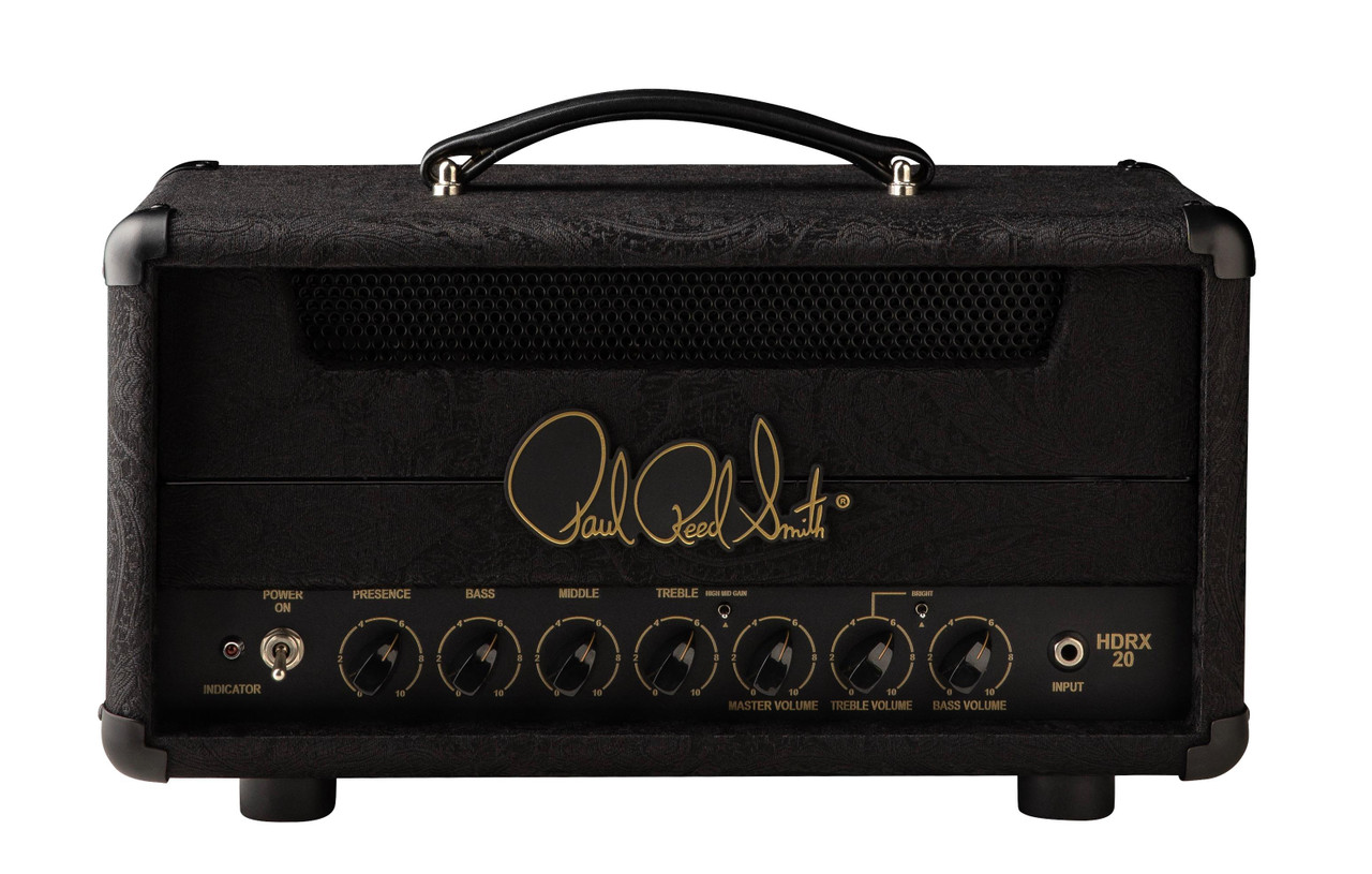 PRS Limited Edition HDRX 20 "Hendrix" Valve Amp Head in Black Paisley PRS Limited Edition HDRX 20 "Hendrix" Valve Amp Head in Black Paisley