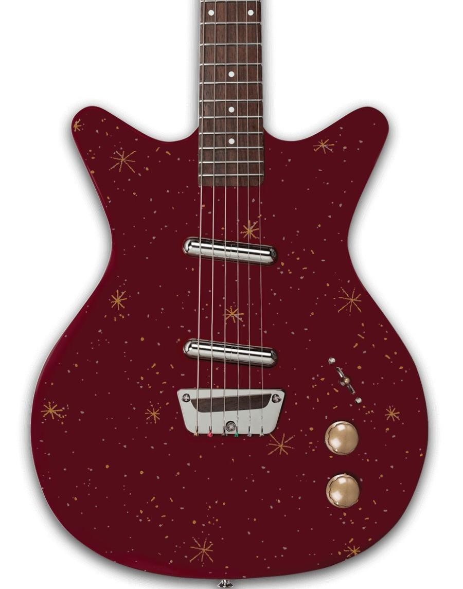 Danelectro Golden 50s Electric Guitar in Maroon Danelectro Golden 50s Electric Guitar in Maroon