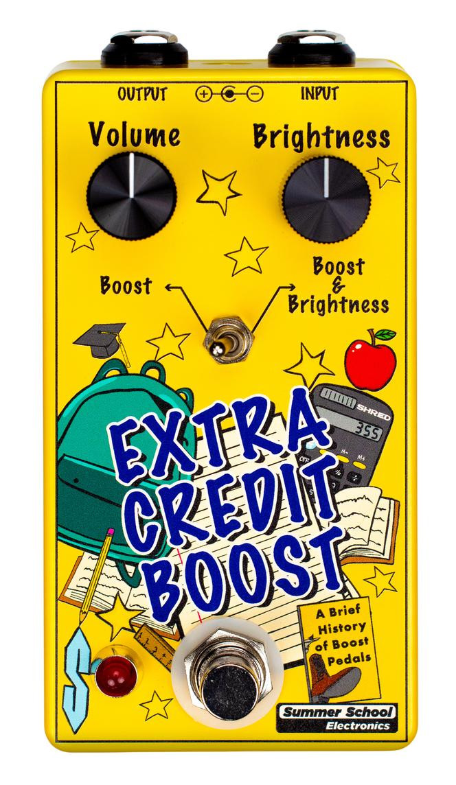 Summer School Electronics Extra Credit Boost Pedal Summer School Electronics Extra Credit Boost Pedal