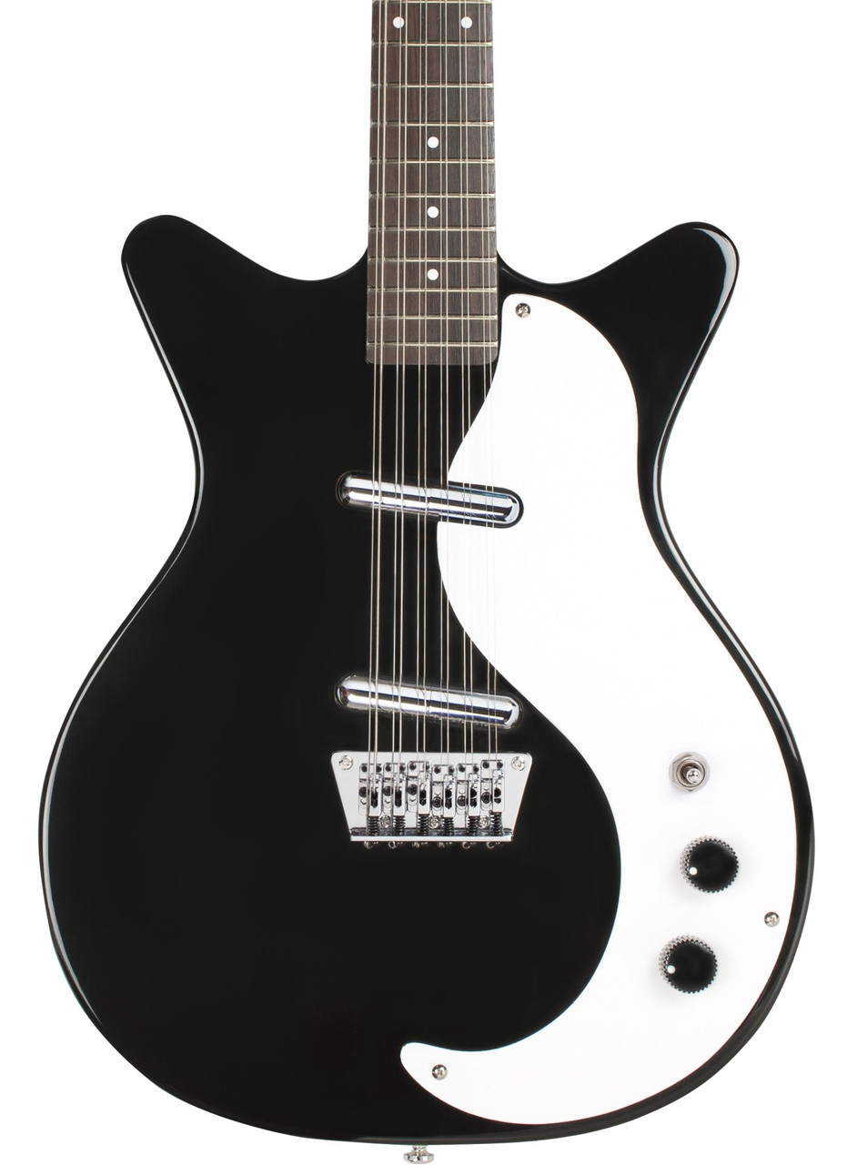Danelectro 59DC 12-String Electric Guitar in Black Danelectro 59DC 12-String Electric Guitar in Black