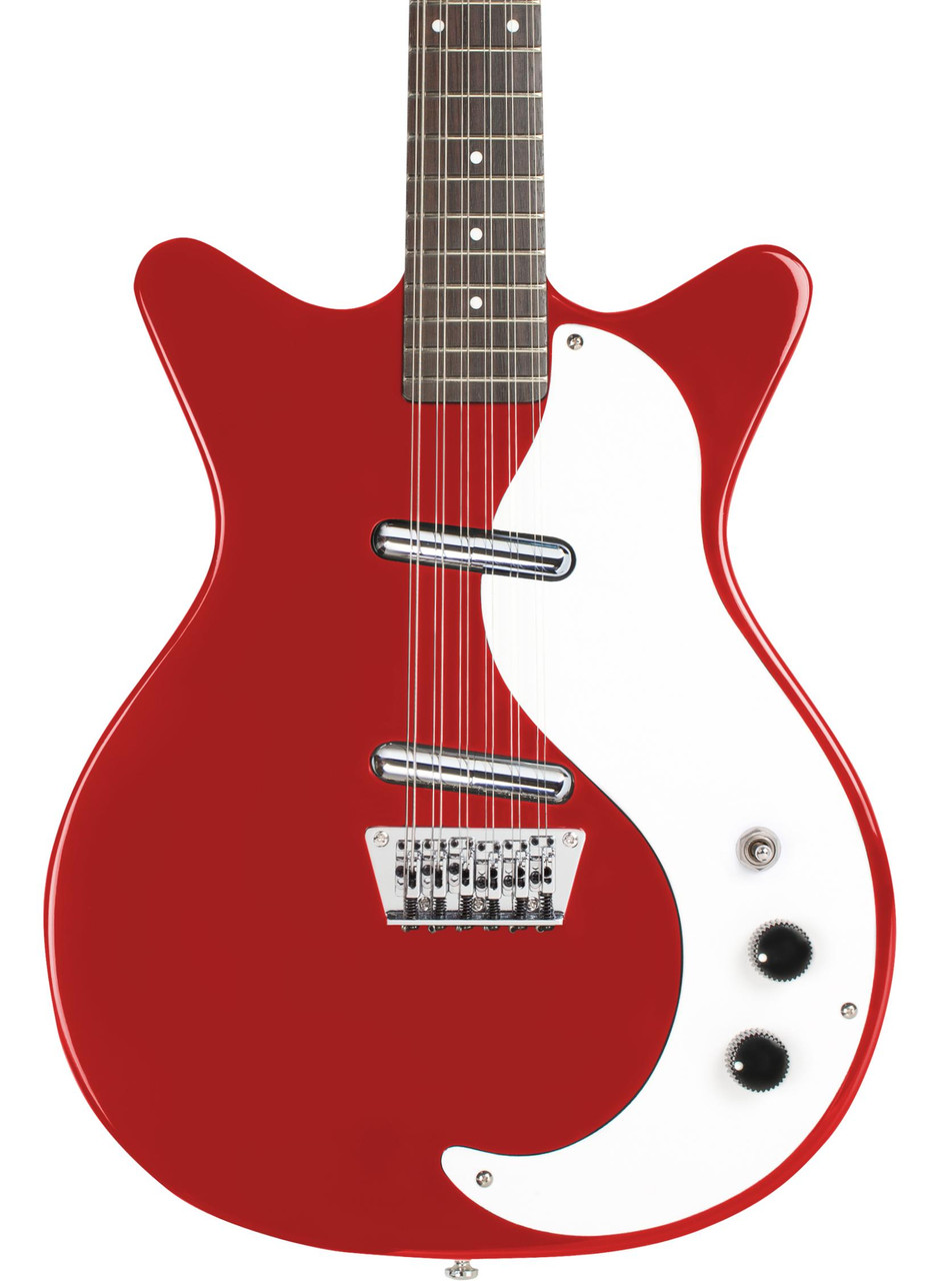 Danelectro 59DC 12-String in Red in 12-String