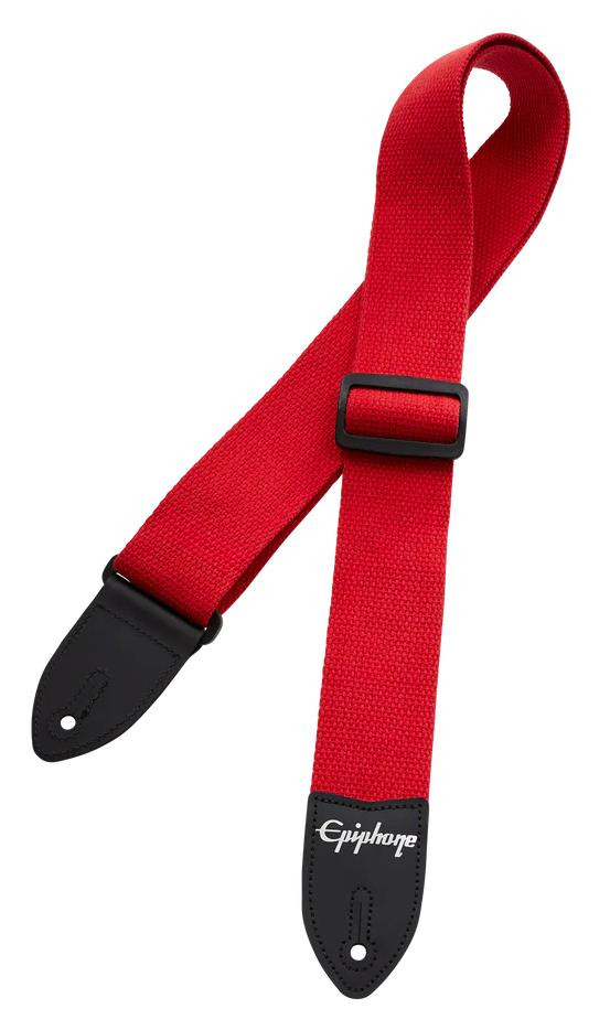 Epiphone Cotton Guitar Strap in Red