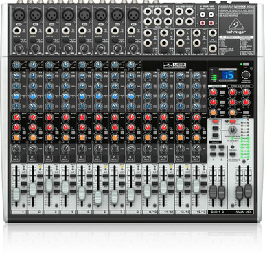 Behringer XENYX X2222USB Mixer With 8 Mic Inputs and Effects