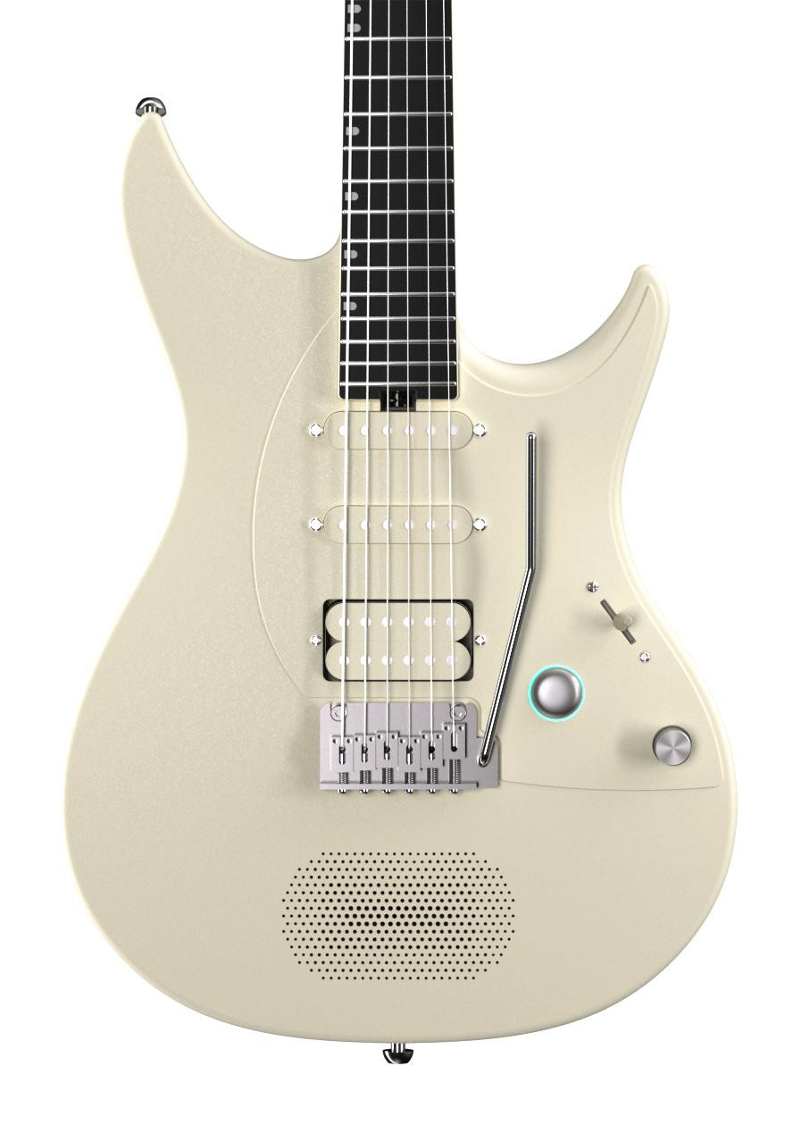 Enya Inspire Electric Smart Guitar in Ivory
